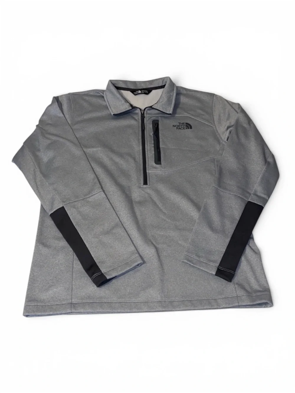 The North Face Men’s Medium Half Zip Long Sleeve Pullover Sweatshirt Jacket